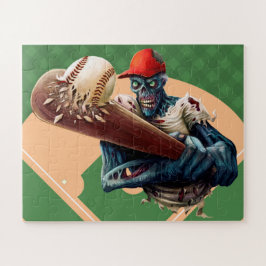 Halloween Zombie Honkbal Slagman Grappige Sport Legpuzzel