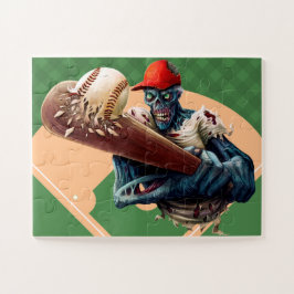 Halloween Zombie Honkbal Slagman Grappige Sport Legpuzzel