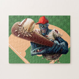 Halloween Zombie Honkbal Slagman Grappige Sport Legpuzzel