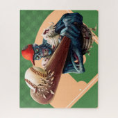 Halloween Zombie Honkbal Slagman Grappige Sport Legpuzzel (Verticaal)