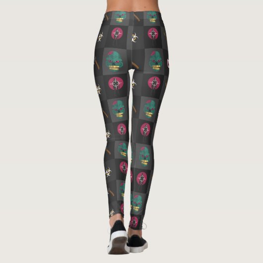 halloween zombie hunter leggings (Achterkant)