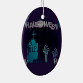 halloween zombie keramisch ornament (Rechts)
