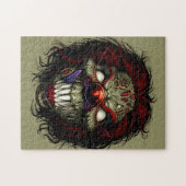 Halloween Zombie Moordenaar Clown Eng Grappig Legpuzzel (Horizontaal)