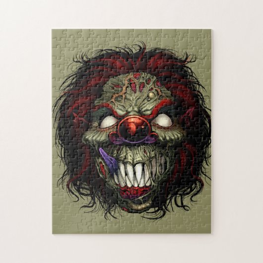 Halloween Zombie Moordenaar Clown Eng Grappig Legpuzzel (Verticaal)