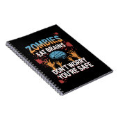 Halloween Zombie Notitieboek (Rechterzijde)