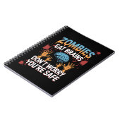Halloween Zombie Notitieboek (Linkerzijde)
