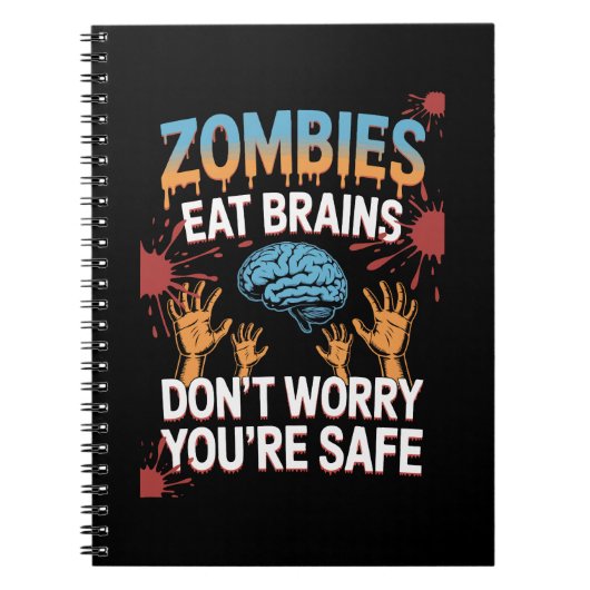 Halloween Zombie Notitieboek (Voorkant)