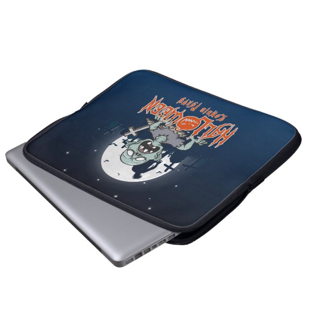 Halloween Zombie Party | 15-inch laptophoes Laptop Sleeve (Voorkant onderkant)