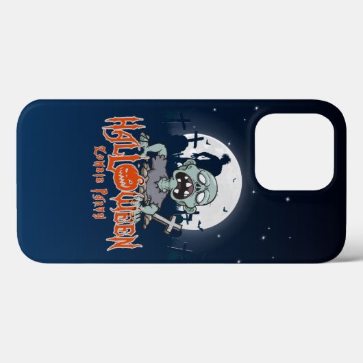 Halloween Zombie Party | Case-Mate iPhone Case (Achterkant (horizontaal))