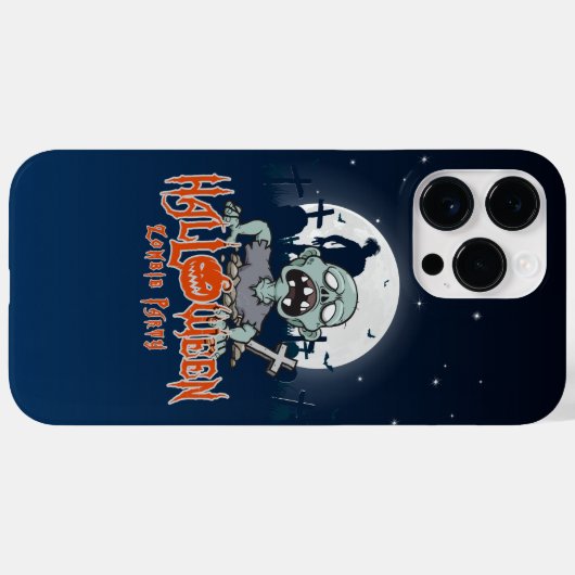 Halloween Zombie Party | Case-Mate iPhone Case (Achterkant (horizontaal))