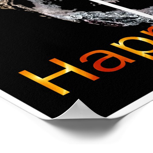 Halloween Zombie Poster (Hoek)