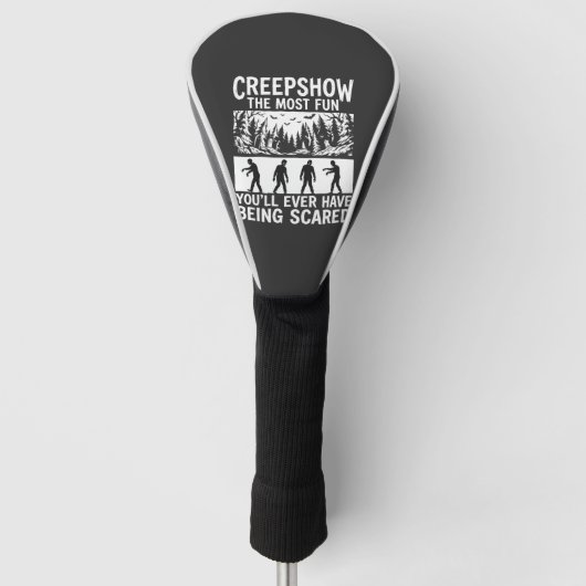 Halloween Zombie Scared Horror Vector Design_1 Golfheadcover (Voorkant)
