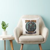 Halloween Zombie-shirt Grappige Spook Squad Gegrav Kussen (Stoel)