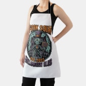 Halloween Zombie-shirt Grappige Spook Squad Gegrav Schort (Insitu)
