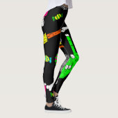 Halloween zombie skulls leggings (Rechts)