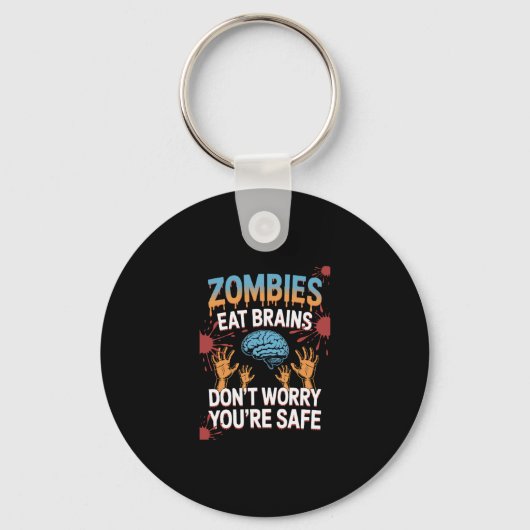 Halloween Zombie Sleutelhanger (Voorkant)