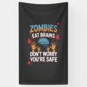 Halloween Zombie Spandoek (Verticaal)