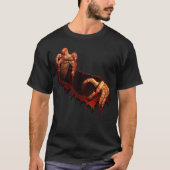 Halloween Zombie T-shirt Horror Undode Costume Top (Voorkant)
