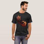 Halloween Zombie T-shirt Horror Undode Costume Top (Voorkant volledig)
