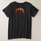 Halloween Zombie T-shirt Plus Size Zombie Costume (Design achterkant)