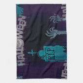 halloween zombie theedoek (Verticaal)