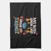 Halloween Zombie Theedoek (Verticaal)