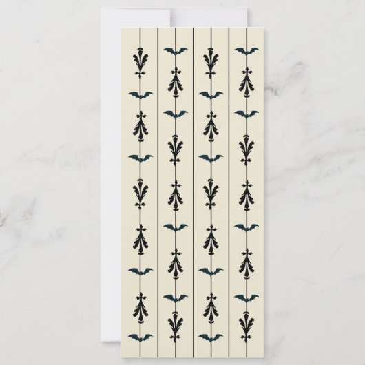 Halloween Zombie Ticket Leuke Horror Uitnodiging (Achterkant)