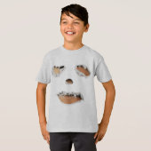 Halloween Zombie Torn Clothing T-shirt (Voorkant volledig)