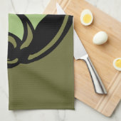 Halloween Zombie Towel Cool Halloween Tea Towels Theedoek (Quarter Fold)