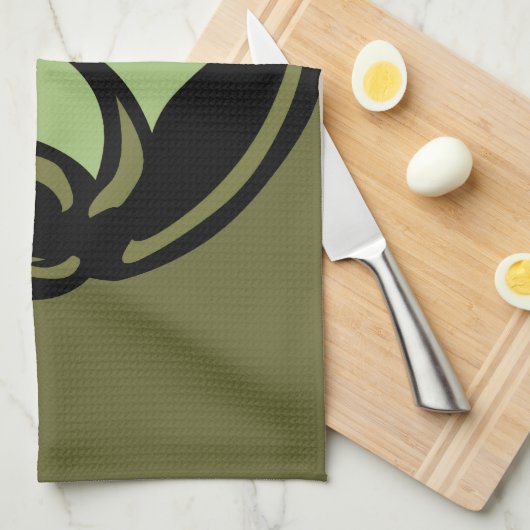 Halloween Zombie Towel Cool Halloween Tea Towels Theedoek (Quarter Fold)