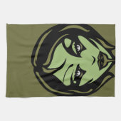 Halloween Zombie Towel Cool Halloween Tea Towels Theedoek (Horizontaal)