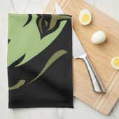 Halloween Zombie Towel Cool Halloween Tea Towels Theedoek (Quarter Fold)