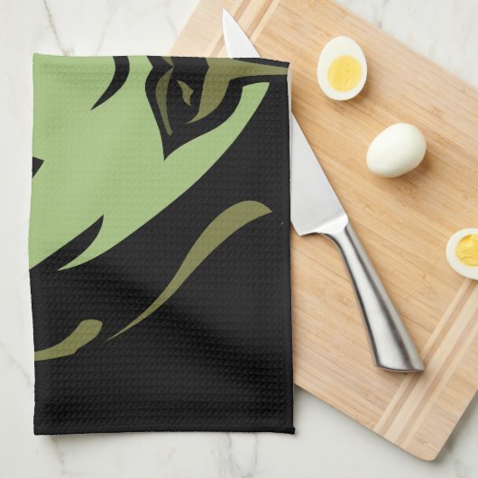 Halloween Zombie Towel Cool Halloween Tea Towels Theedoek (Quarter Fold)