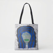 Halloween Zombie Vrouw Tote Bag (Voorkant)