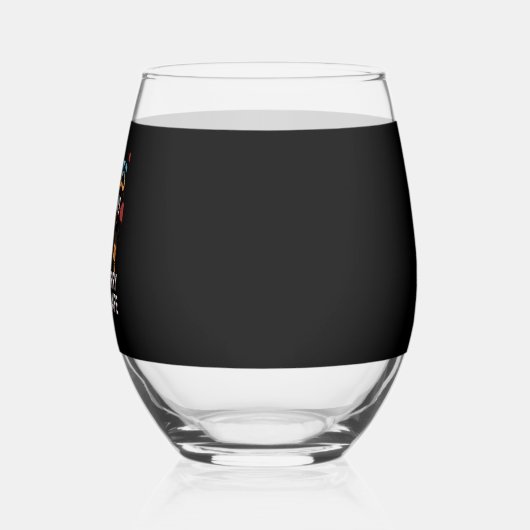Halloween Zombie Wijnglas Zonder Voet (Links)