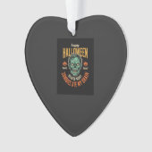 Halloween-zombies aten mijn brein ornament (voorkant)