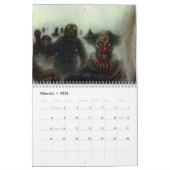 Halloween Zombies Calendar Kalender (Feb 2026)