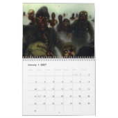 Halloween Zombies Calendar Kalender (Jan 2027)