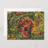  Halloween Zombies, Grafitti Street Art Briefkaart (Voorkant / Achterkant)