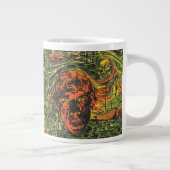  Halloween Zombies, Grafitti Street Art Grote Koffiekop (Rechts)