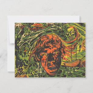 Halloween Zombies, Grafitti Street Art Kaart