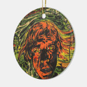  Halloween Zombies, Grafitti Street Art Keramisch Ornament (Links)