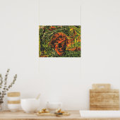  Halloween Zombies, Grafitti Street Art Poster (Keuken)