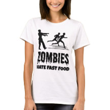 Halloween Zombies Haten Fast Food Joggers Grappig