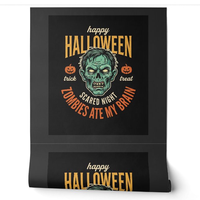 Halloween Zombies Hebben Mijn Brein Opgegeten Behang (Afrollen)