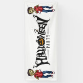 Halloween Zombies Spandoek (Verticaal)
