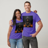 Halloween ZombieTeddy Beer T-shirt (Unisex)