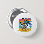 Halloween Zomer Ronde Button 5,7 Cm (Voorkant /achterkant)