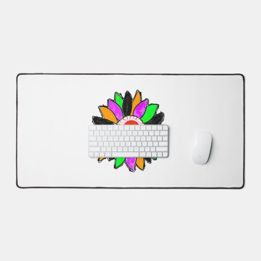 Halloween Zonnebloem Bureaumat (Keyboard & Muis)