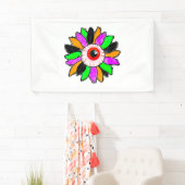 Halloween Zonnebloem Spandoek (Insitu)